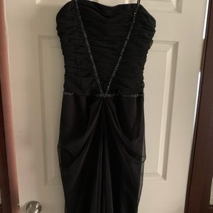 Vintage Papell Boutique black Evening Gown